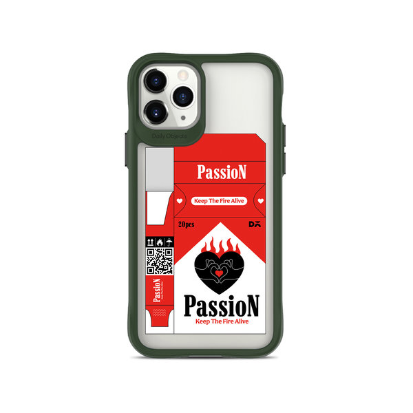 

DailyObjects Passion Green Hybrid Clear Case Cover For iPhone 11 Pro Max