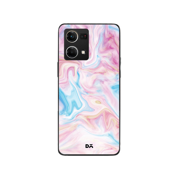 

DailyObjects Pastel Marble Glass Case Cover For Oppo F21 Pro
