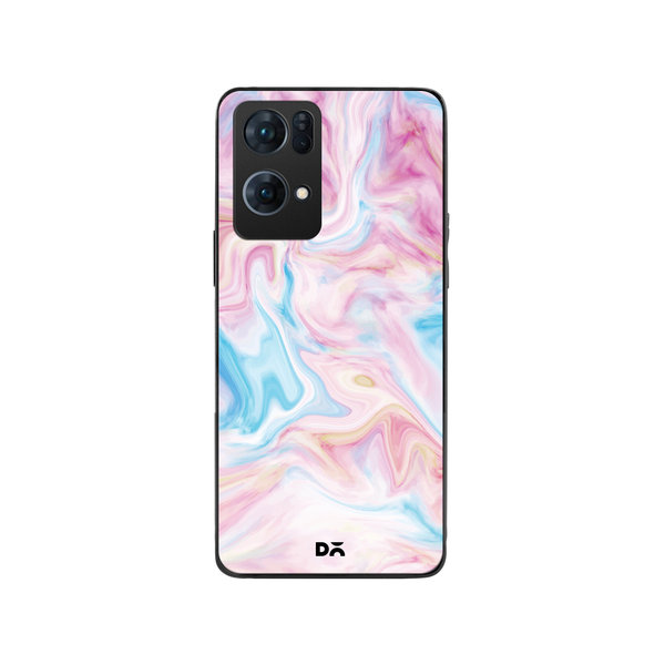 

DailyObjects Pastel Marble Glass Case Cover For Oppo Reno 7 Pro