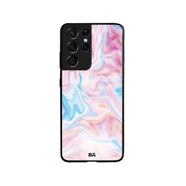 

DailyObjects Pastel Marble Glass Case Cover For Samsung Galaxy S21 Ultra