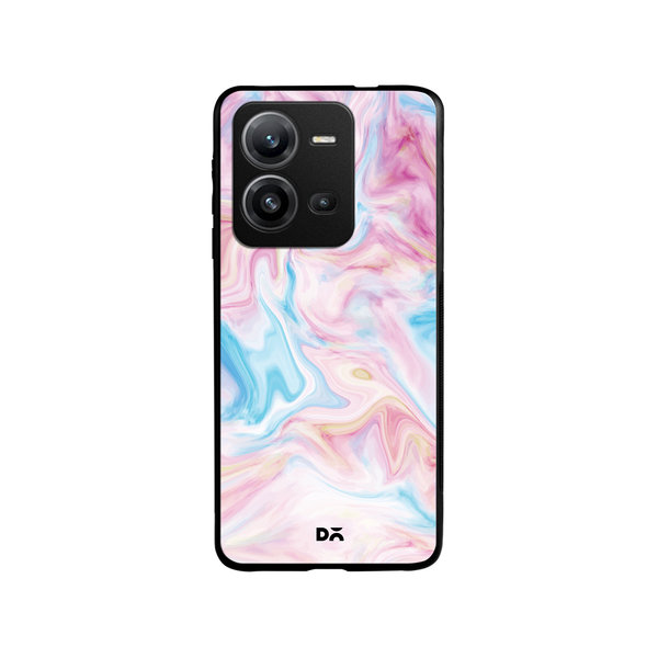 

DailyObjects Pastel Marble Glass Case Cover For Vivo V25