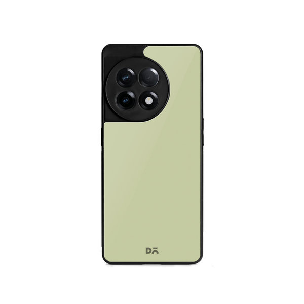 

DailyObjects Pastel Olive Glass Case Cover For OnePlus 11R