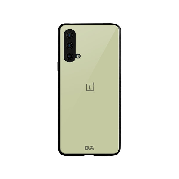 

DailyObjects Pastel Olive Glass Case Cover For OnePlus Nord CE