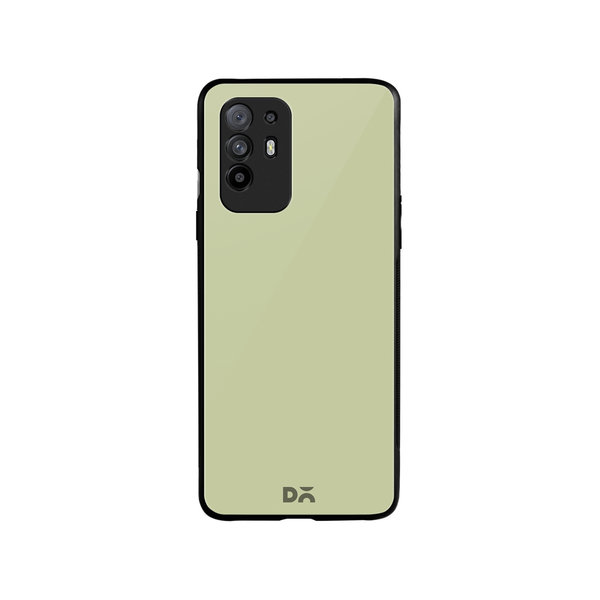 

DailyObjects Pastel Olive Glass Case Cover For Oppo F19 Pro Plus