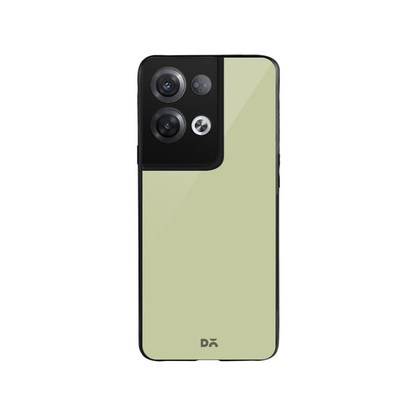 

DailyObjects Pastel Olive Glass Case Cover For Oppo Reno 8