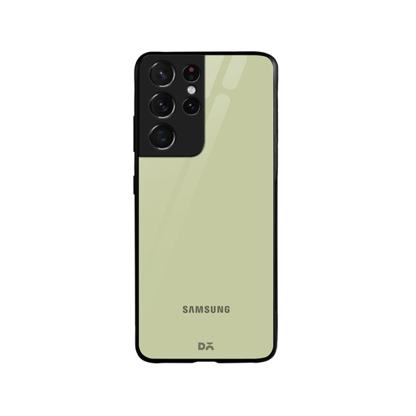 

DailyObjects Pastel Olive Glass Case Cover For Samsung Galaxy S21 Ultra