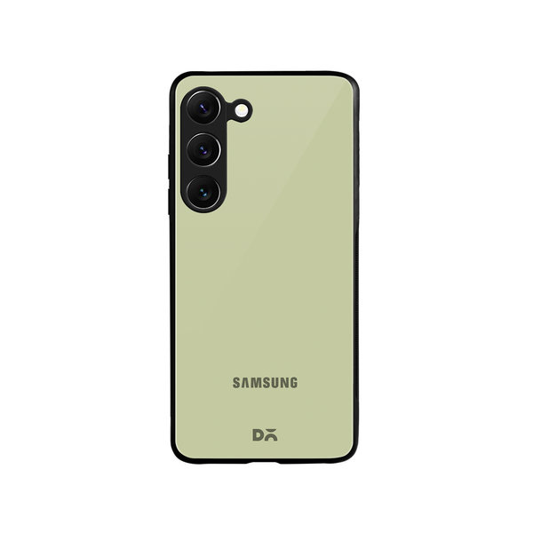 

DailyObjects Pastel Olive Glass Case Cover For Samsung Galaxy S23