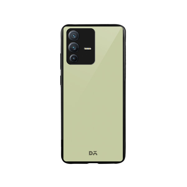 

DailyObjects Pastel Olive Glass Case Cover For Vivo V23