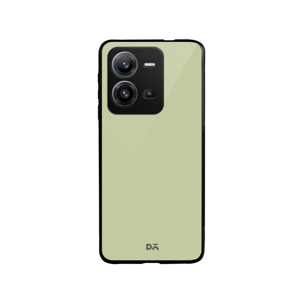 

DailyObjects Pastel Olive Glass Case Cover For Vivo V25