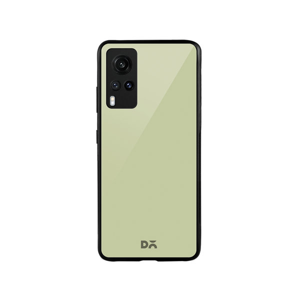 

DailyObjects Pastel Olive Glass Case Cover For Vivo X60