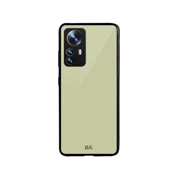 

DailyObjects Pastel Olive Glass Case Cover For Xiaomi 12 Pro