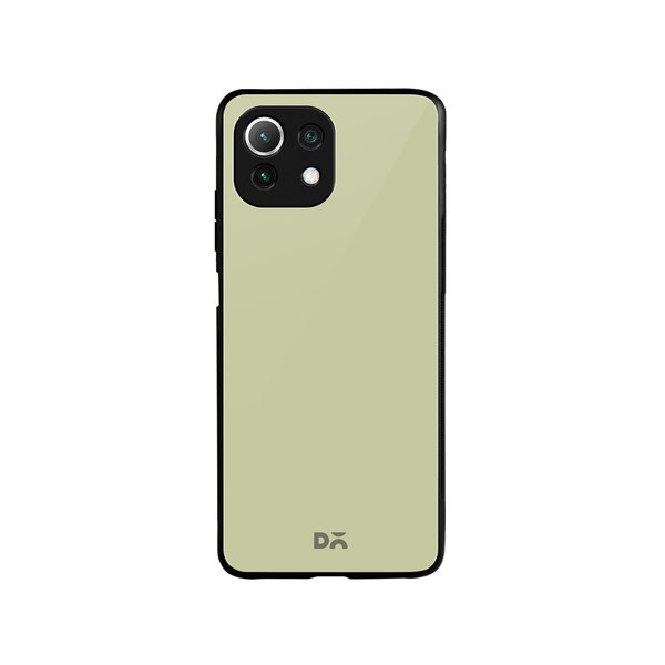 DailyObjects Pastel Olive Glass Case Cover For Xiaomi Mi 11 Lite
