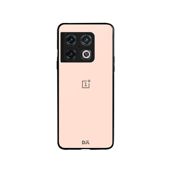 

DailyObjects Pastel Peach Glass Case Cover For OnePlus 10 Pro