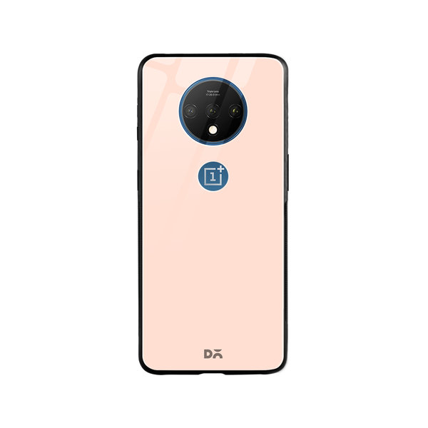 

DailyObjects Pastel Peach Glass Case Cover For OnePlus 7T