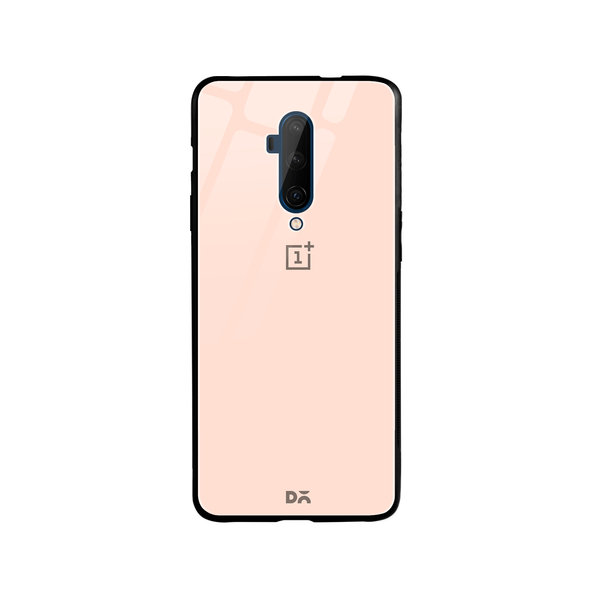 

DailyObjects Pastel Peach Glass Case Cover For OnePlus 7T Pro