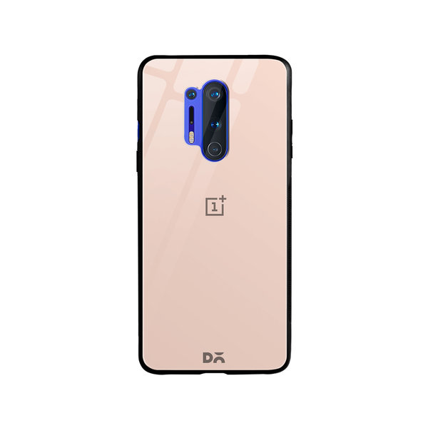 

DailyObjects Pastel Peach Glass Case Cover For OnePlus 8 Pro