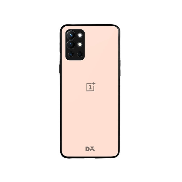 

DailyObjects Pastel Peach Glass Case Cover For OnePlus 9R