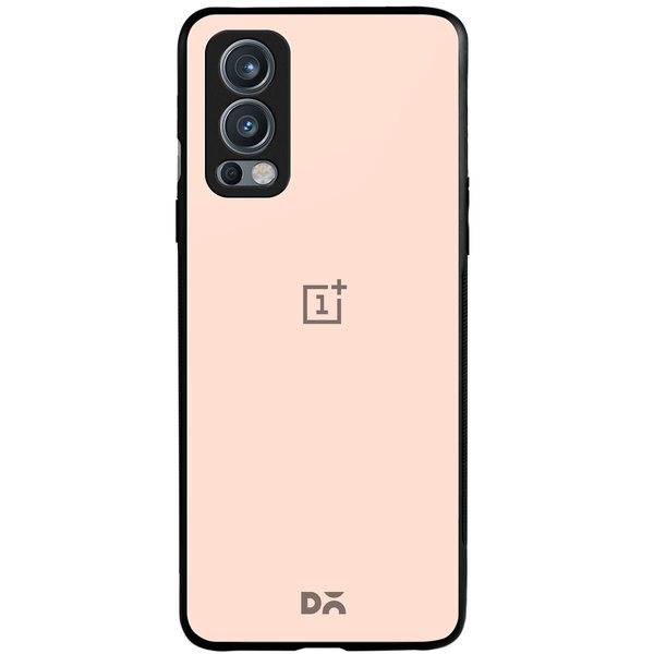 

DailyObjects Pastel Peach Glass Case Cover For OnePlus Nord 2