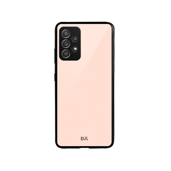 DailyObjects Pastel Peach Glass Case Cover For Samsung Galaxy A73