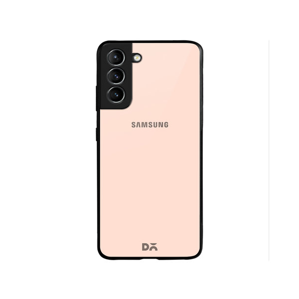 

DailyObjects Pastel Peach Glass Case Cover For Samsung Galaxy S22 Plus