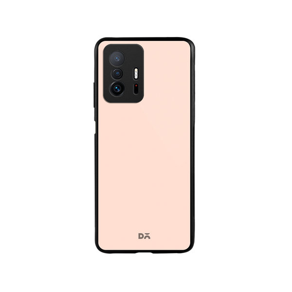 

DailyObjects Pastel Peach Glass Case Cover For Xiaomi 11T
