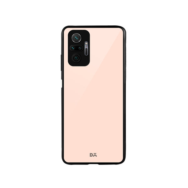 

DailyObjects Pastel Peach Glass Case Cover For Xiaomi Redmi Note 10 Pro