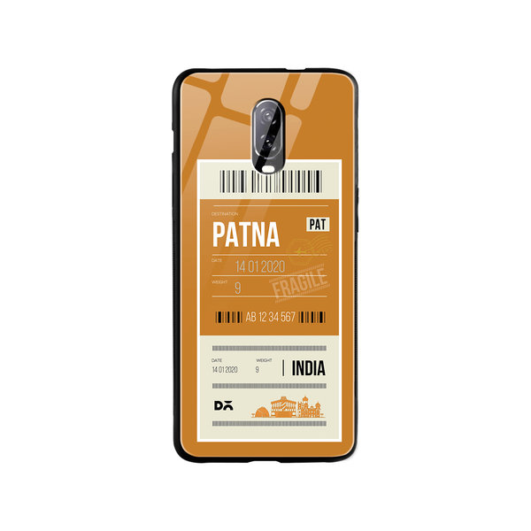 

DailyObjects Patna City Tag Glass Case Cover For OnePlus 7