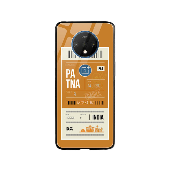 

DailyObjects Patna City Tag Glass Case Cover For OnePlus 7T