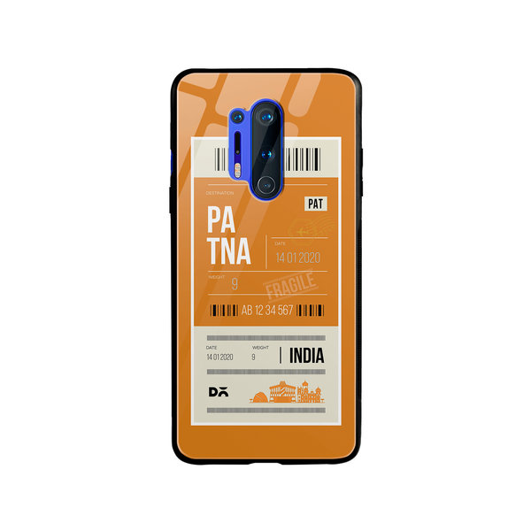 

DailyObjects Patna City Tag Glass Case Cover For OnePlus 8 Pro