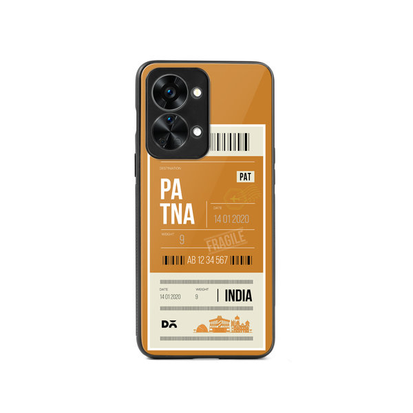 

DailyObjects Patna City Tag Glass Case Cover For OnePlus Nord 2T