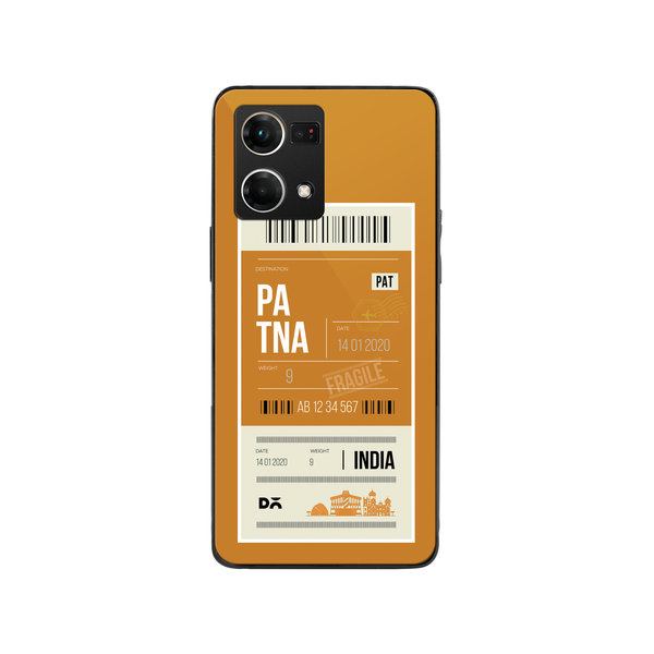 

DailyObjects Patna City Tag Glass Case Cover For Oppo F21 Pro