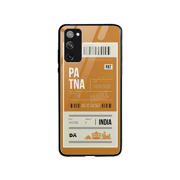 

DailyObjects Patna City Tag Glass Case Cover For Samsung Galaxy S20 FE