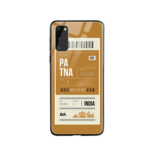 

DailyObjects Patna City Tag Glass Case Cover For Samsung Galaxy S20