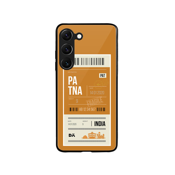 

DailyObjects Patna City Tag Glass Case Cover For Samsung Galaxy S23