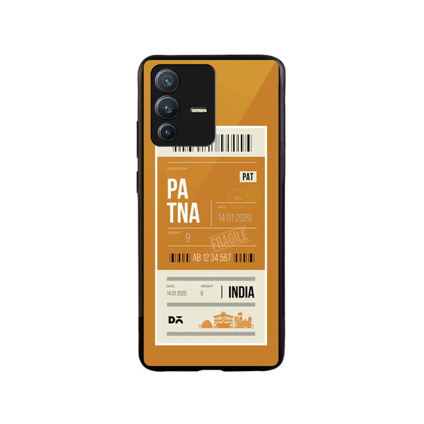 

DailyObjects Patna City Tag Glass Case Cover For Vivo V23