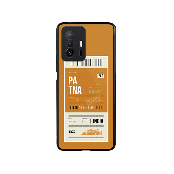 

DailyObjects Patna City Tag Glass Case Cover For Xiaomi 11T