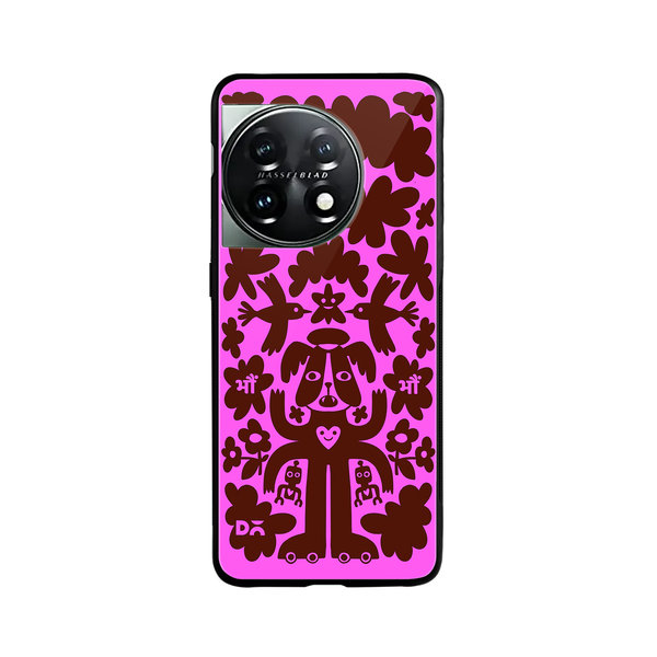 

DailyObjects Paw Angel Glass Case Cover For OnePlus 11 5G