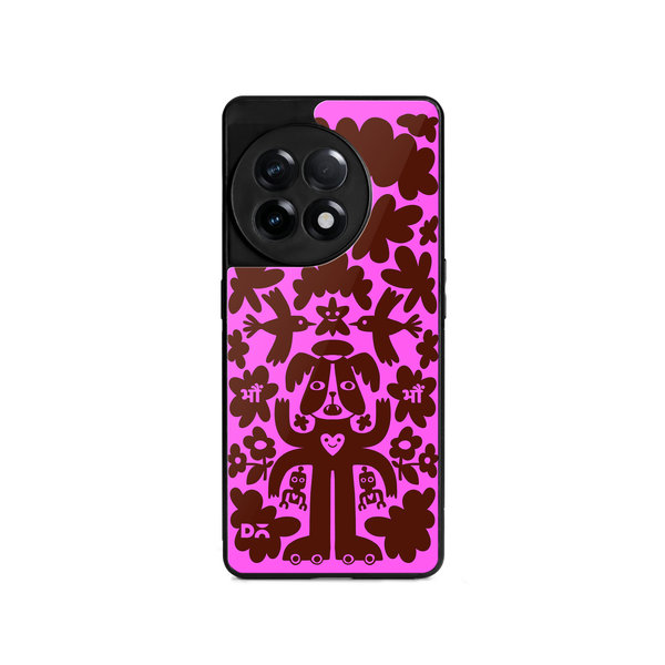 

DailyObjects Paw Angel Glass Case Cover For OnePlus 11R