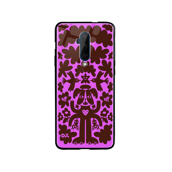

DailyObjects Paw Angel Glass Case Cover For OnePlus 7T Pro