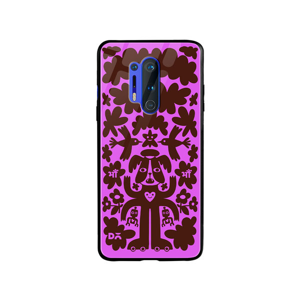 

DailyObjects Paw Angel Glass Case Cover For OnePlus 8 Pro