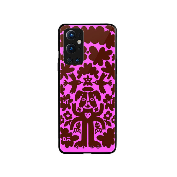 

DailyObjects Paw Angel Glass Case Cover For OnePlus 9 Pro