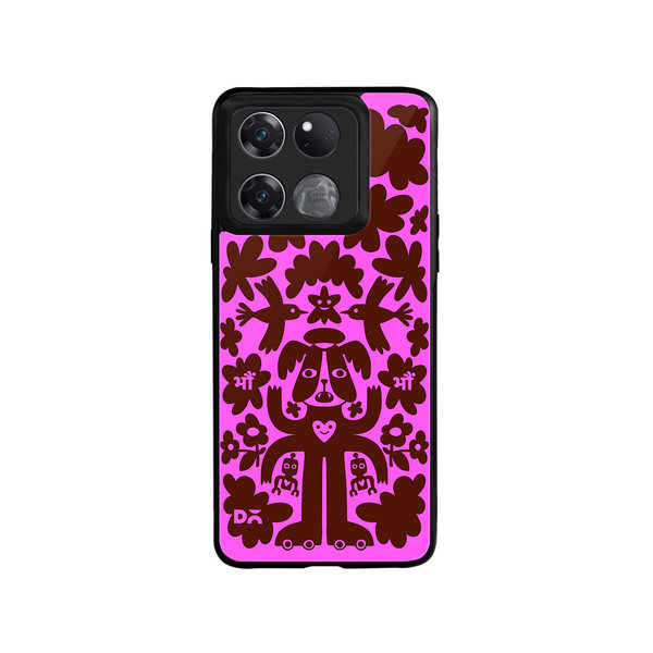 

DailyObjects Paw Angel Glass Case Cover For OnePlus Ace Racing