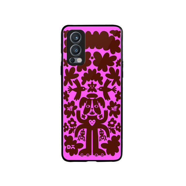 

DailyObjects Paw Angel Glass Case Cover For OnePlus Nord 2