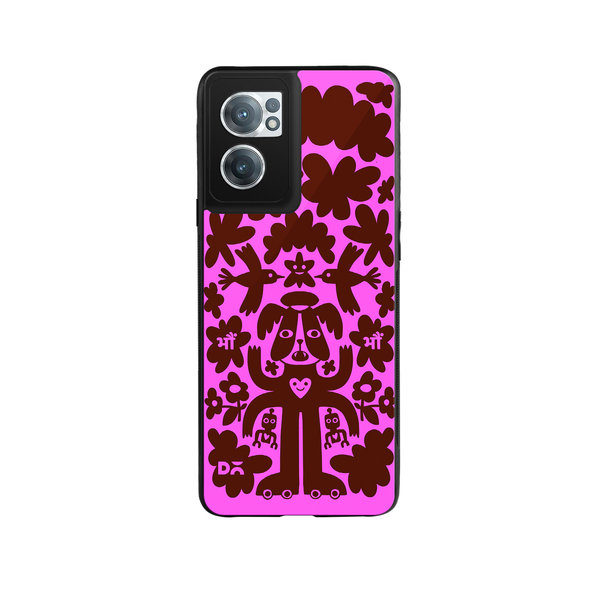 

DailyObjects Paw Angel Glass Case Cover For OnePlus Nord CE 2