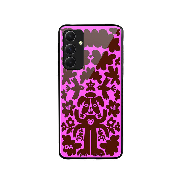 

DailyObjects Paw Angel Glass Case Cover For Samsung Galaxy A54 5G