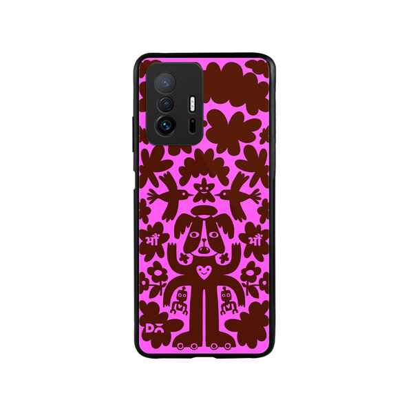 

DailyObjects Paw Angel Glass Case Cover For Xiaomi 11T