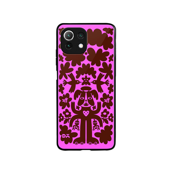 

DailyObjects Paw Angel Glass Case Cover For Xiaomi Mi 11 Lite