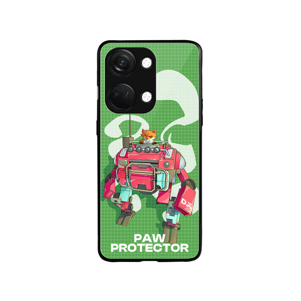 

DailyObjects Paw Protector Glass Case Cover For OnePlus Nord 3