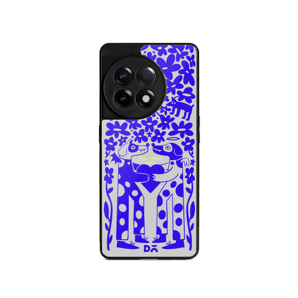 

DailyObjects Paw-Ternal Twins Glass Case Cover For OnePlus 11R