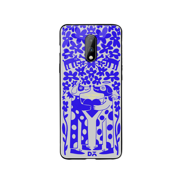 

DailyObjects Paw-Ternal Twins Glass Case Cover For OnePlus 7